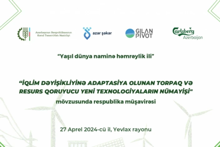 Yevlaxda iqlim dəyişikliyi ilə bağlı respublika müşavirəsi keçiriləcək