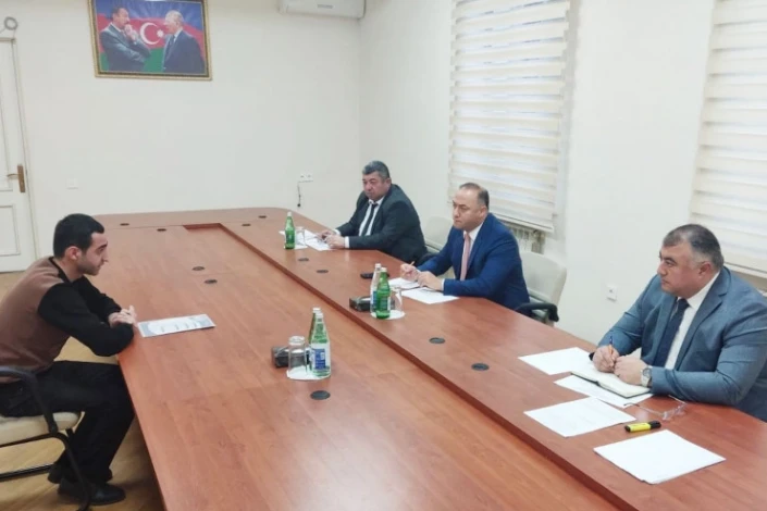 Kənd Təsərrüfatı Nazirliyinin Aparat rəhbəri Azad Cəfərli Qazaxda vətəndaşları qəbul edib