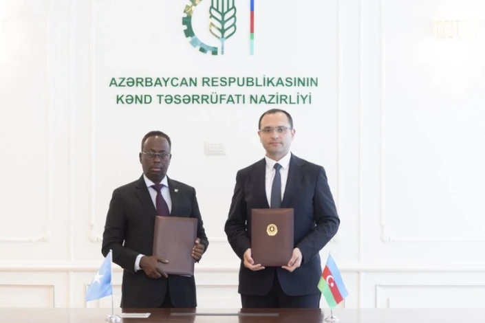 Azərbaycan və Somali aqrar əməkdaşlığa dair Anlaşma Memorandumu imzalayıb